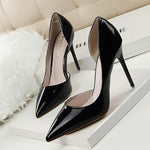 Patent Leather High Heel Pumps