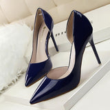 Patent Leather High Heel Pumps