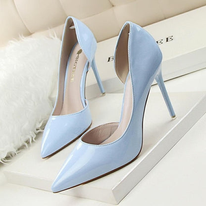 Patent Leather High Heel Pumps