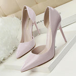 Patent Leather High Heel Pumps