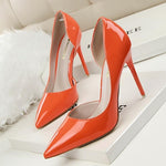 Patent Leather High Heel Pumps