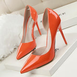 Patent Leather High Heel Pumps