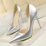 Patent Leather High Heel Pumps