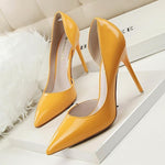Patent Leather High Heel Pumps