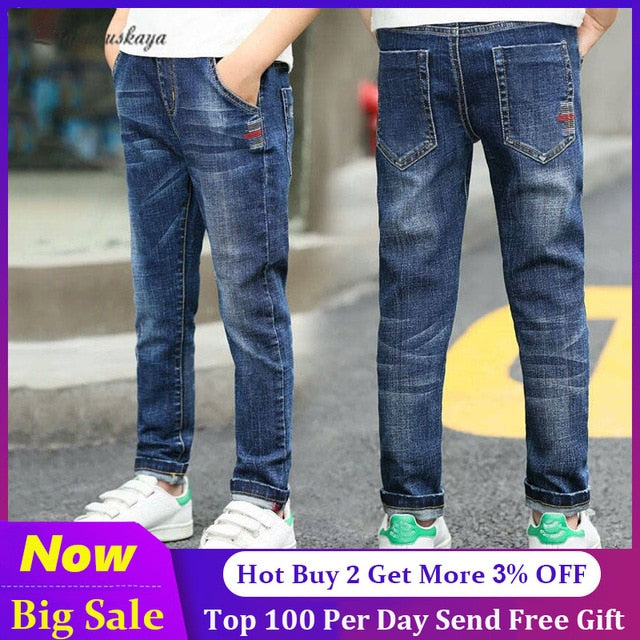 Cotton Casual Jeans For Boys