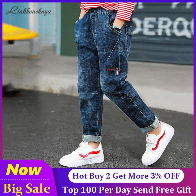 Cotton Casual Jeans For Boys