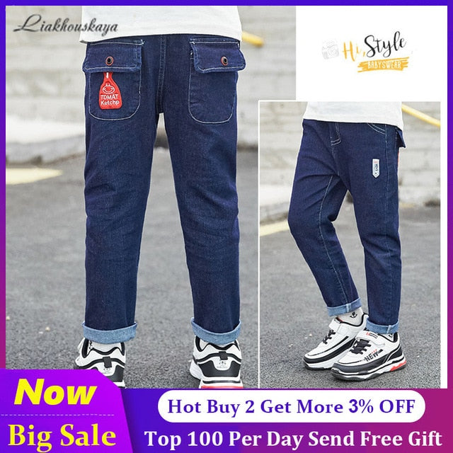 Cotton Casual Jeans For Boys