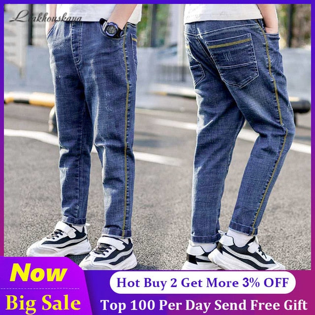 Cotton Casual Jeans For Boys