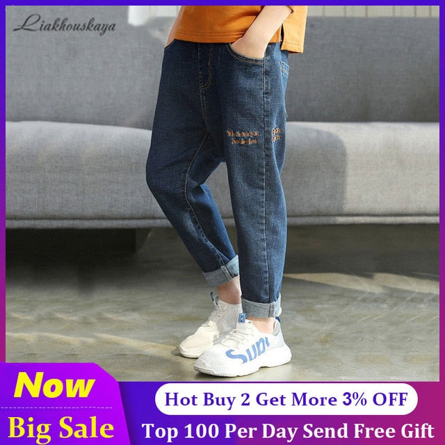 Cotton Casual Jeans For Boys