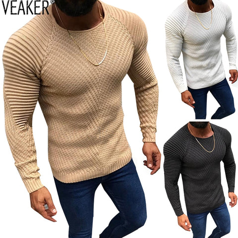 Pleated Casual Pullover Sweater