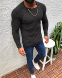 Pleated Casual Pullover Sweater