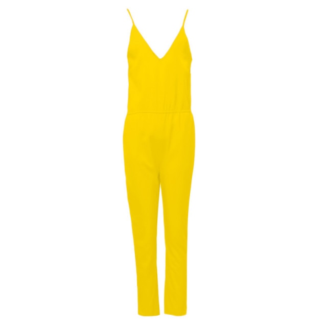 Sleeveless Solid Color Fashion Jumpsuit
