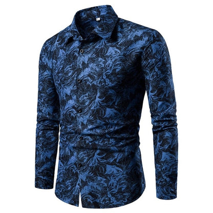 Casual Print Long Sleeve Shirt