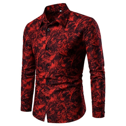Casual Print Long Sleeve Shirt