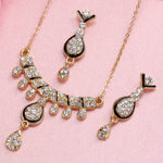 Trendy Necklace Earrings Bracelet And Ring Set