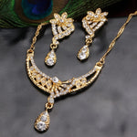 Trendy Necklace Earrings Bracelet And Ring Set