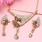 Trendy Necklace Earrings Bracelet And Ring Set