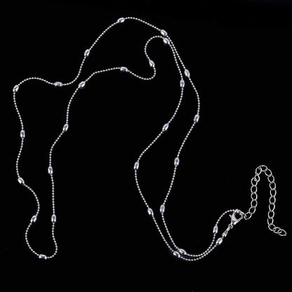 Summer Beach Body Jewelry for Women Accessory Gold Colors Copper Beads Waist Belly Chains Necklaces