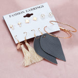 Multi Color Tassel Earrings