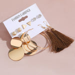 Multi Color Tassel Earrings