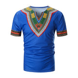 African Print Short Sleeve T-Shirt