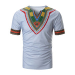 African Print Short Sleeve T-Shirt