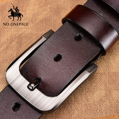 Genuine Leather High Quality Buckle Belt