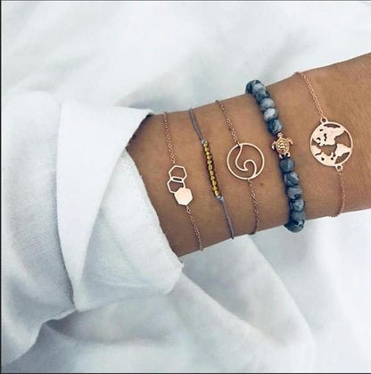 Bohemian Fashion Bracelet Set