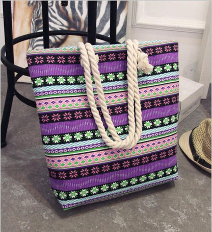 Multi Color Large Shoulder Bag