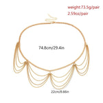 Fashion Metal Chain Hip Belt