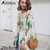 Round Straw Shoulder Bag