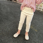 Girl's Elastic Jean Pants
