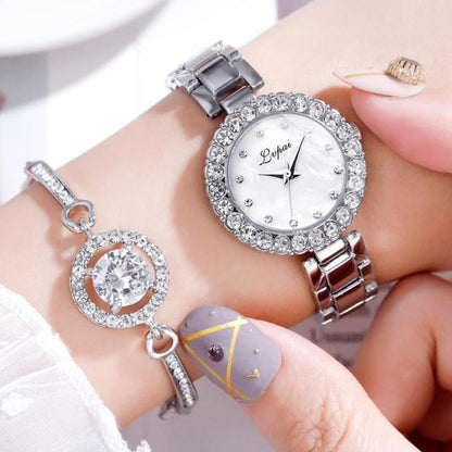 Geometric Luxury Bracelet And Watch Set