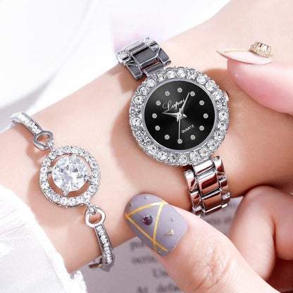 Geometric Luxury Bracelet And Watch Set