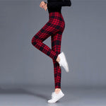 Plaid Push Up Leggings