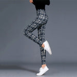 Plaid Push Up Leggings