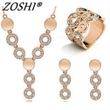 Classy Sparking Crystal Jewelry Set