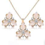Classy Sparking Crystal Jewelry Set