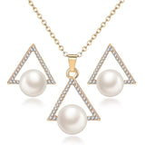 Classy Sparking Crystal Jewelry Set