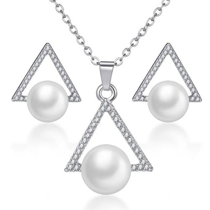 Classy Sparking Crystal Jewelry Set