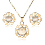 Classy Sparking Crystal Jewelry Set