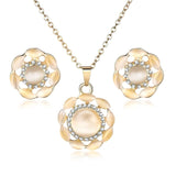 Classy Sparking Crystal Jewelry Set
