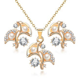 Classy Sparking Crystal Jewelry Set
