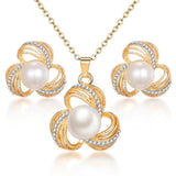 Classy Sparking Crystal Jewelry Set