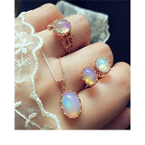 Classy Sparking Crystal Jewelry Set