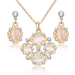 Classy Sparking Crystal Jewelry Set