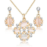 Classy Sparking Crystal Jewelry Set