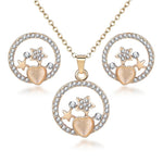 Classy Sparking Crystal Jewelry Set