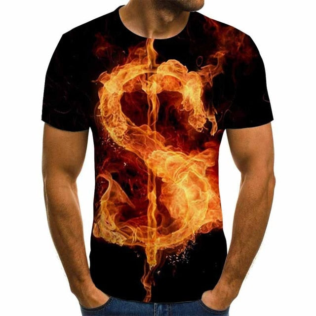 Flame 3D T-shirt 3D
