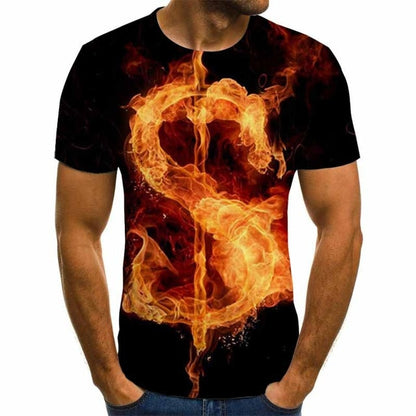 Flame 3D T-shirt 3D